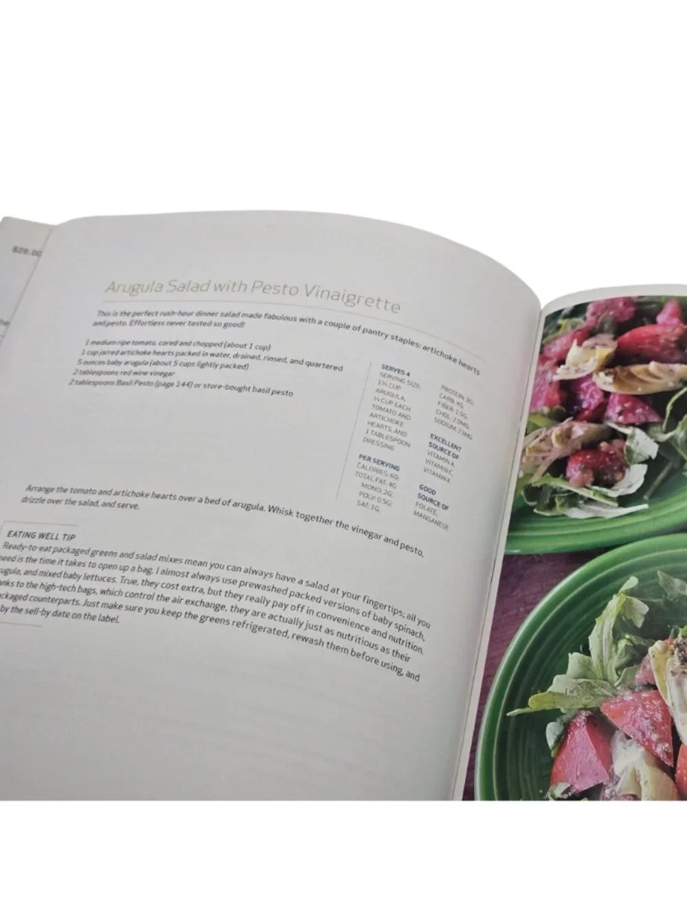 The Food You Crave Cookbook Ellie Krieger Hardcover 2008 Healthy Recipes